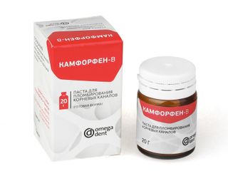 Изображение товара «Камфорфен-B паста д/пломбирования корневых каналов бан. 20г N1»