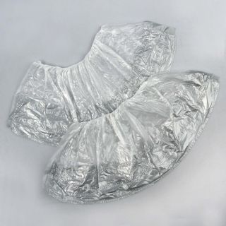 Изображение товара «Бахилы одноразов ПРОЧНЫЕ 36 мкм (3.5 гр, 400X140мм) серебро пара уп. N100»