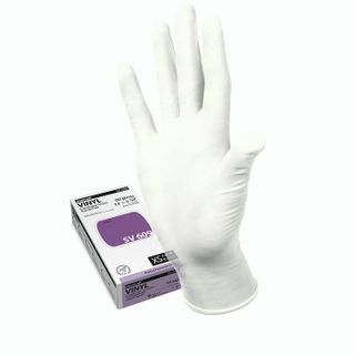 Изображение товара «Перчатки винил M MANUAL SV609 глад неопудр н/стер пара. N1»