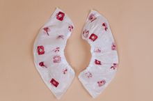 Изображение товара «Бахилы однораз ПРОЧНЫЕ 30 мкм (3.5 гр) арт.32 БЕЛЫЕ С ЗУБИКАМИ пара уп. N25»