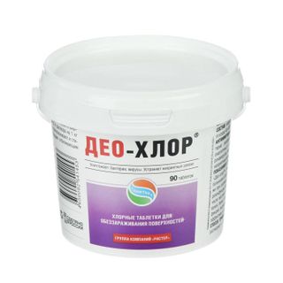 Изображение товара «Део-хлор (дез ср-во) САНИТЕКА таб. 3,4г N90»