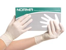 Изображение товара «Перчатки латек S "NORMA" текстур неопудр н/стер Double пара. N50»
