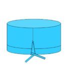 Изображение товара «Шапочка-колпак с подворот пл-42 н/ст шт. N25»