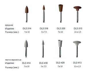 Изображение товара «Головка полировочная силиконовая Politec (диск) розовые DL 2-313 RA шт. N1»