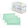 Изображение товара «Маска 3-х сл  медиц однораз из неткан мат на рез МЯТН-ЗЕЛЕНАЯ картон уп. N50»