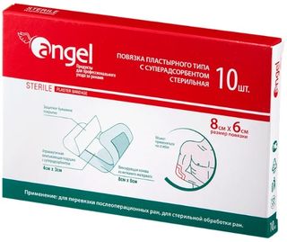 Изображение товара «Повязка пластырного типа суперадсорб. стер. 8х6 (02-10-1-03) уп. N10»
