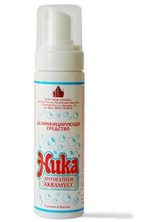 Изображение товара «Ника-Антисептик Аквамусс кожный антисептик фл. с пенообразователем 0,2 л N1»