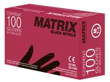 Изображение товара «Перчатки нитрил S ЧЕРНЫЕ MATRIX Black Nitrile текстур неопуд н/стер пара. N50»
