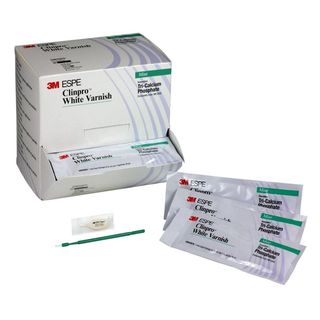 Изображение товара «Клинпро White Varnish фотостеклоин фторлак (12249) 0.5 мл мята шт. N50»