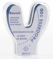 Изображение товара «Бумага артикуляционная ВК-53 100мкм син подкова шт.N50»