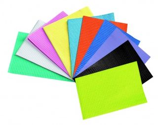 Изображение товара «Салфетки (нагрудники) EURONDA Monoart 2-слойные желтые кор. N500»