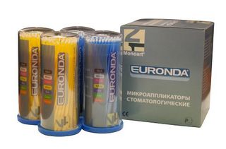 Изображение товара «Аппликаторы Euronda, fine 1.5мм (син+жел)  шт. N100»