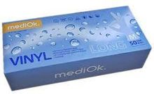 Изображение товара «Перчатки винил M Б/ЦВЕТ MediOk VINYL LONG глад н/стер неопудр пара. N50»