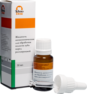 Изображение товара «Хлоргексидин 2% антисептич спирт жидк д/обраб полости зуба фл.30мл N1»