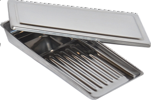 Изображение товара «Лоток стомат DT-8 нерж на 8 инструментов (200-90мм) без крышки шт. N1»