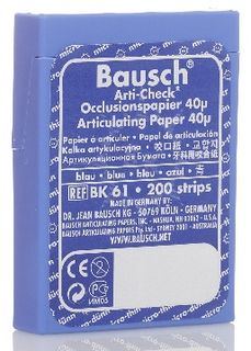 Изображение товара «Бумага окклюзионная ВК-61 40мкм син шт. N200»