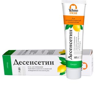 Изображение товара «Десенсетин гель д/аппликационной анестезии (Цитрус) 60г шт.N1»