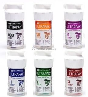 Изображение товара «Нить ретракционная UltraPak желтая №00 (UL136) уп. N1»