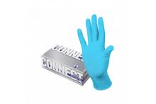 Изображение товара «Перчатки нитрил M ГОЛУБЫЕ Connect Blue Nitrile текстур неопудр н/стер пара. N1»
