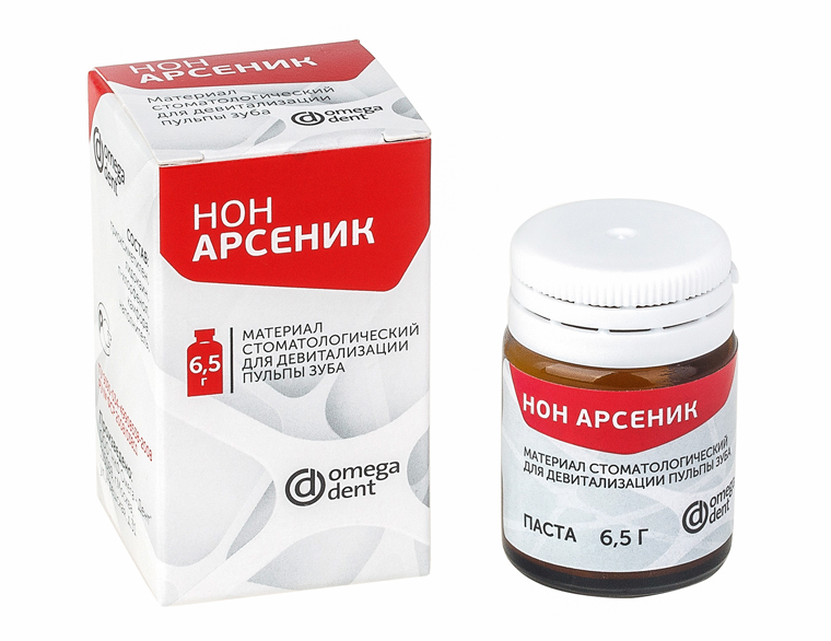 Нон-арсеник паста д/девитализ пульпы бан. 6,5г N1