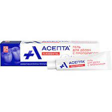 АСЕПТА гель д/десен прополис туба. 10г N1