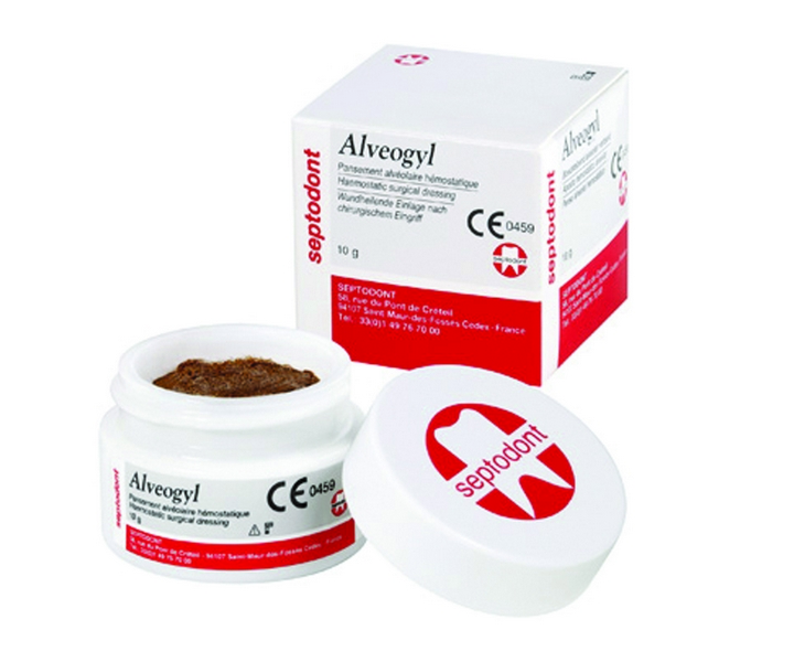 Альвожиль материал д/обработки альвеол,дес.карманов и лунок бан. 10г (5949X) N1