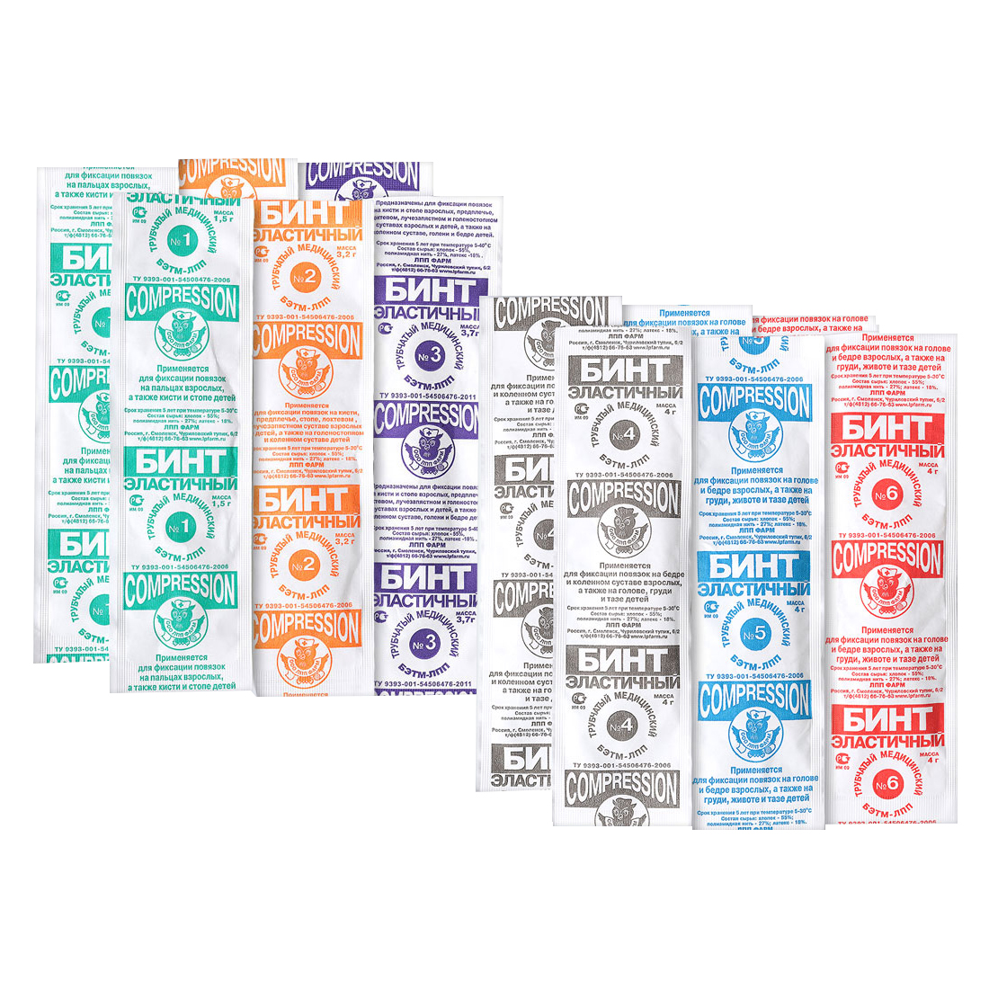 Бинт трубч эласт БЭТМ-ЛПП шт. №4 N1