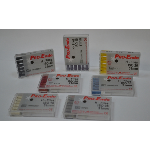 Файлы H 10/25 мм Про-эндо уп. N6