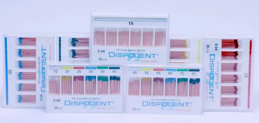 Штифты гутта 04конус №15 Dispodent шт. N60