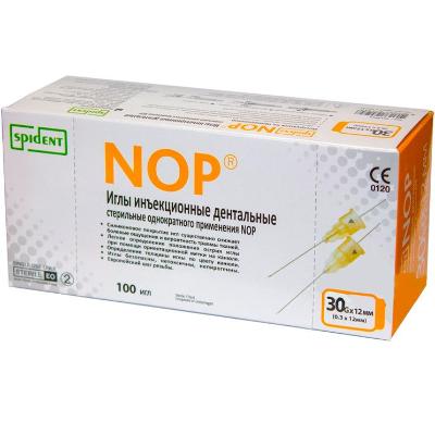 Иглы карпульные 0.3х16мм NOP (Корея) 30G дентал шт. N100
