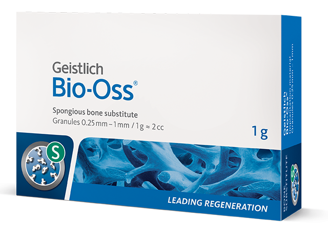 Костный материал Био-Осс S разм.гранул 0.25-1 мм (1.0гр) (500302) шт.N1