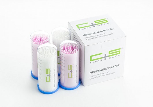 Аппликаторы Clean+Safe, микро Super fine (бел+роз)  шт. N100