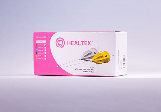 Иглы карпульные 0.3х21мм Healtex 30G стом шт. N100